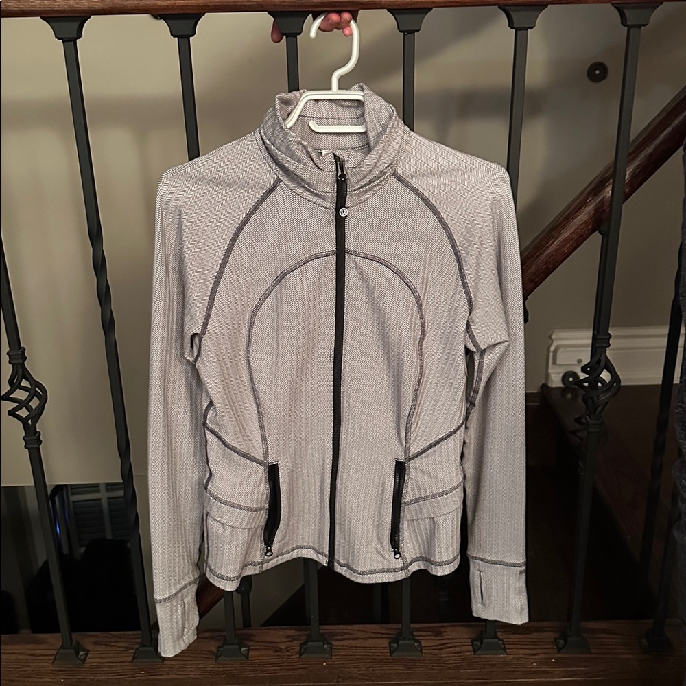 Lululemom Gray Zip-Up Jacket - Picture 1 of 3